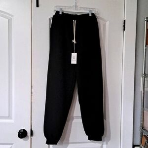 FLYGO Women's Winter Warm Fleece Jogger Sherpa Lined Active Sweat Pants XXL NWT